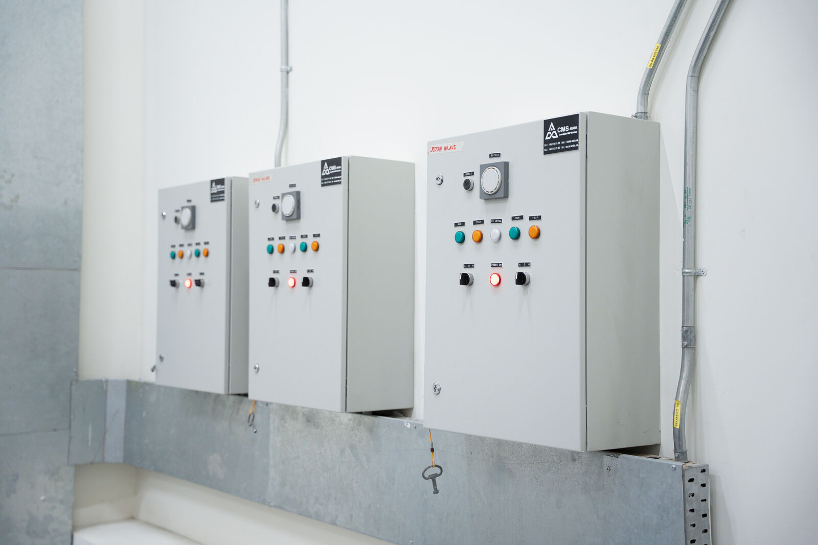 Electrical control panel room