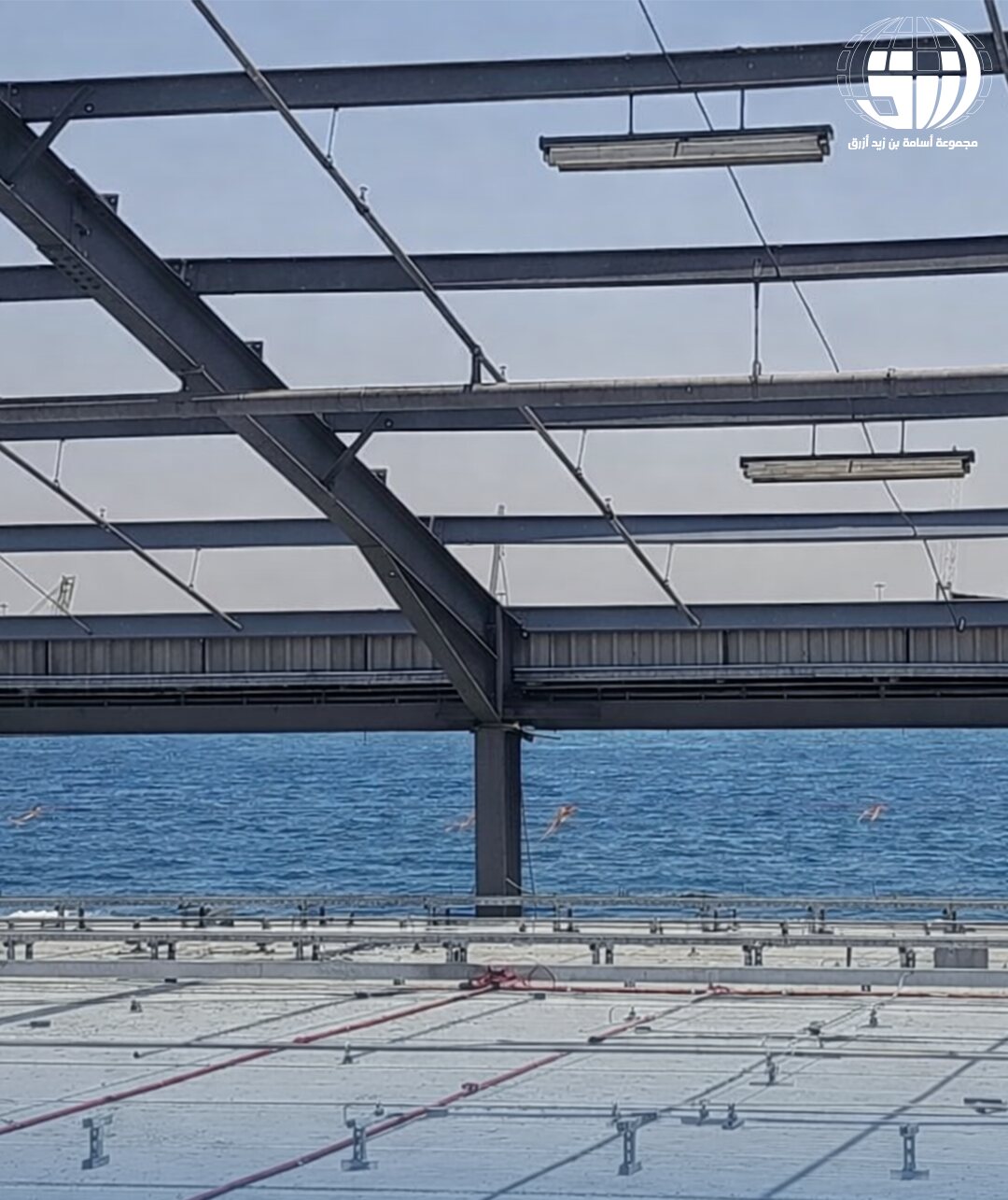 Steel purlin and roof frame assembly